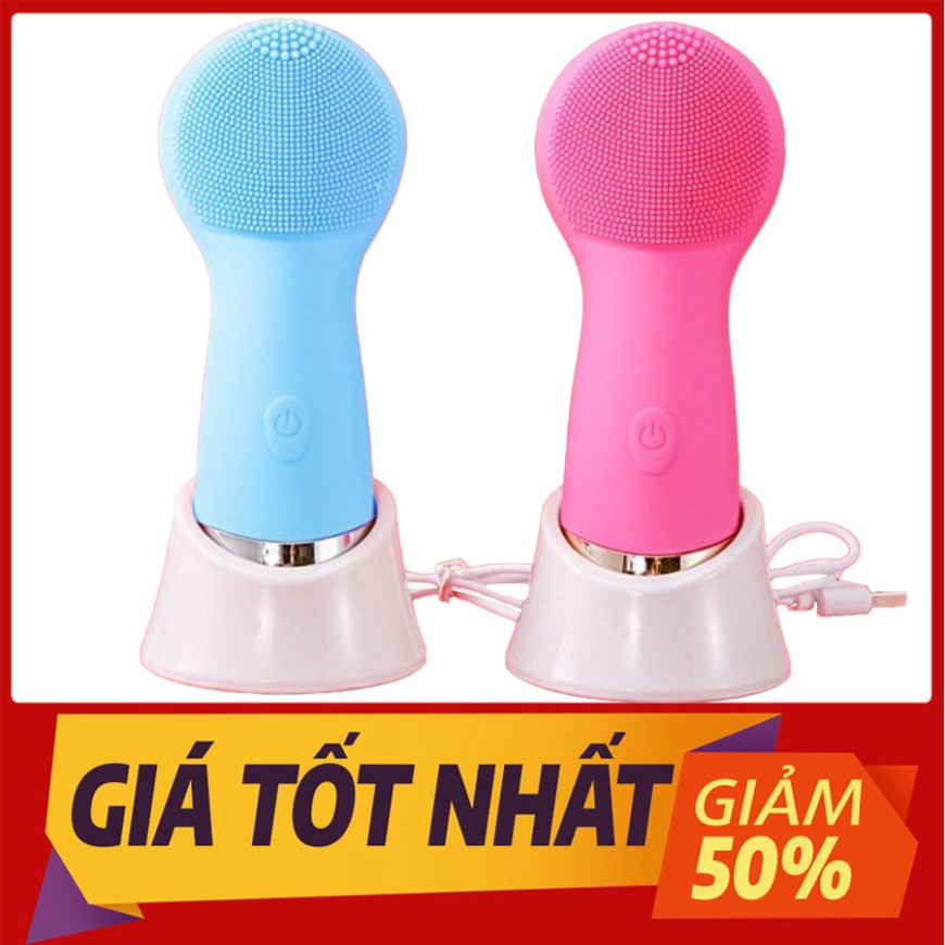 GIÁ HOT Máy Rửa Mặt – Massage- Mặt Bằng Sóng Âm Silicon Thông minh-Giảm Gía Cực Sốc MUA NGAY KẺO LỠ