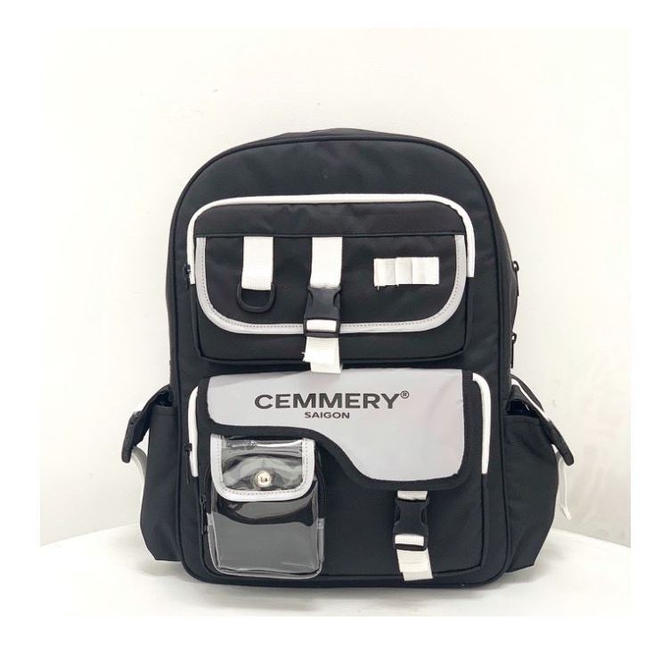 Balo thời trang Đi Học, đi chơi CEMMERY Unisex + Tặng kèm giấy thơm
