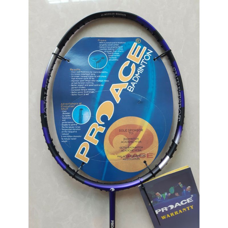 Vợt cầu lông proace 900 khung carbon cao cấp