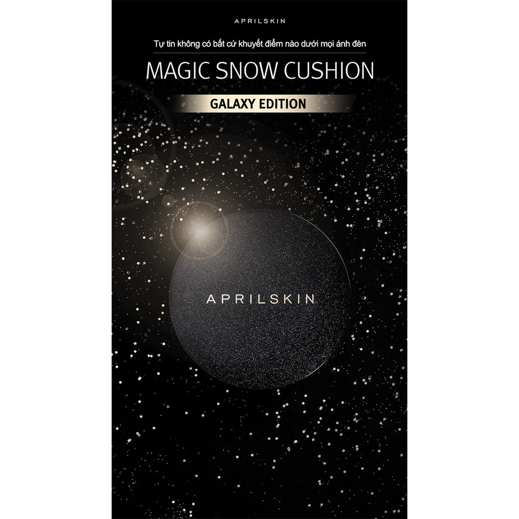 Phấn Nước Che Phủ Tốt, Dưỡng Ẩm Cho Lớp Nền Hoàn Hảo April Skin Galaxy Edition 15g