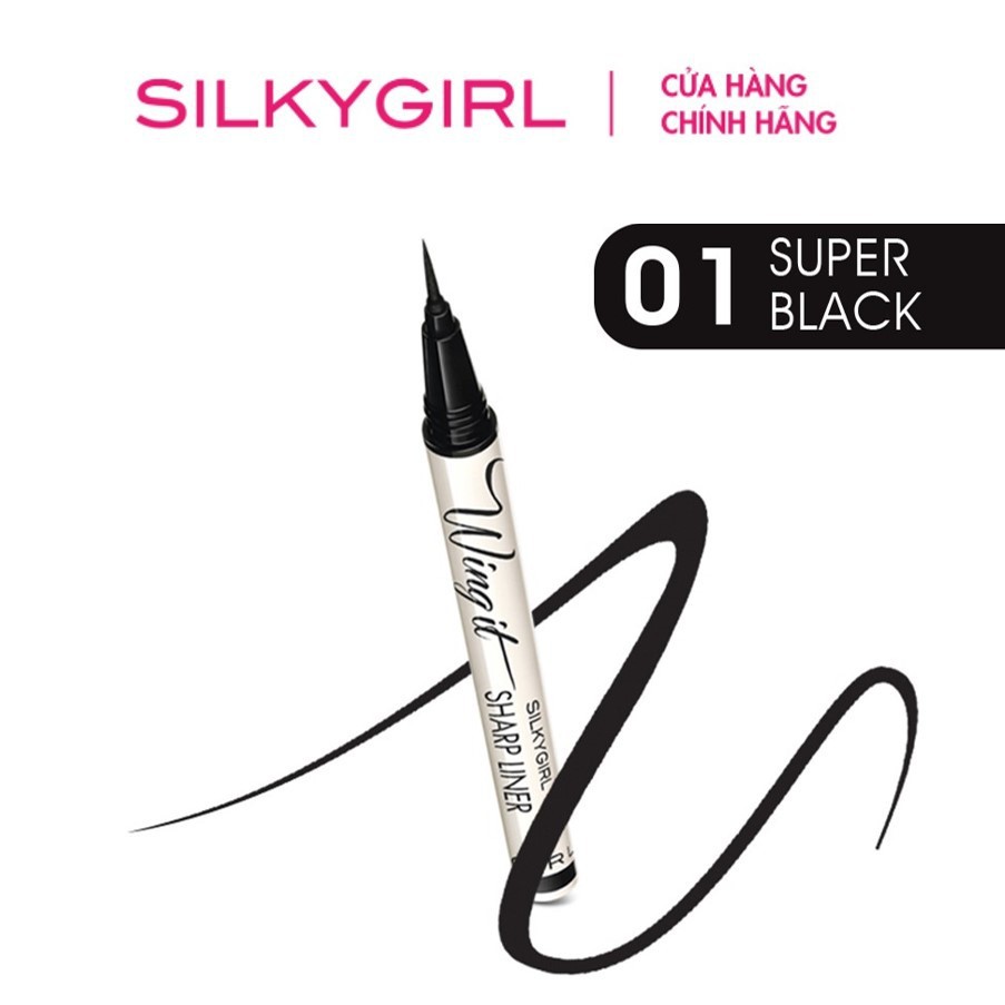 Bút kẻ mắt Silkygirl Wing It Sharp Eyeliner-[Cocolux]