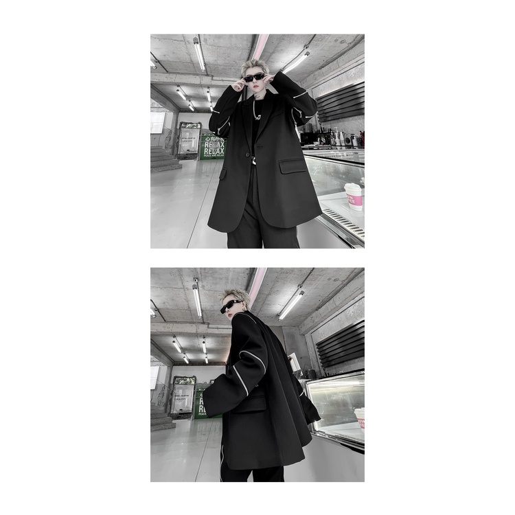 Áo Khoác Phối Khóa Kéo Phong Cách Thời Trang Mùa Thu Mới 2024 Cho Nam Giới