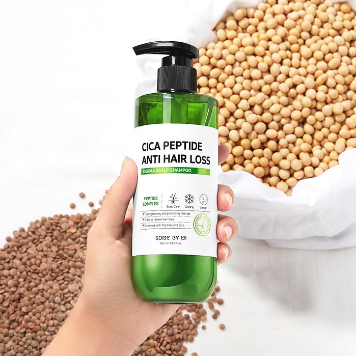 Dầu Gội Ngăn Rụng Tóc Some By Mi Cica Peptide Anti Hair Loss Derma Scalp Shampoo 285ml
