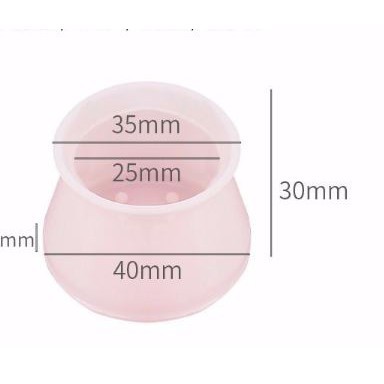 B150 Miếng bịt chân bàn ghế, Vỏ bọc chân bàn ghế bằng silicon dày dặn chắc chắn