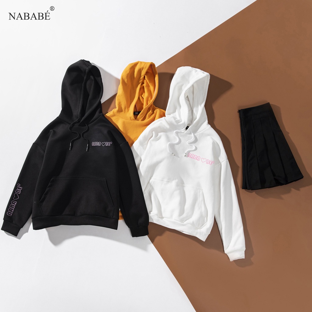 Áo hoodie Nababe love