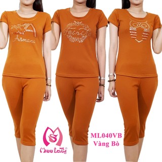 [FREESHIP từ 150k] ML040 - Bộ mặc nhà nữ Bo Rip  MISS LATHY
