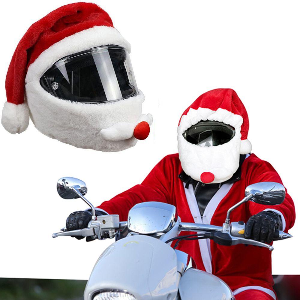 Mũ Bảo Hiểm Họa Tiết Ông Già Noel Vui Nhộn Thời Trang