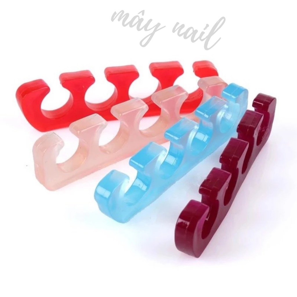 Tách ngón chân SiLiCon , Kẹp tách ngón chân nail 1 cặp