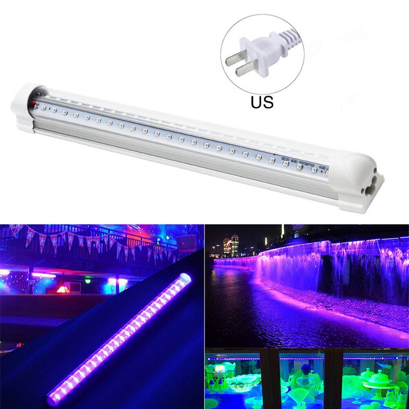 Dây Đèn Led Uv T8 10w 48 Bóng Màu Đen Phích Cắm Eu / Us