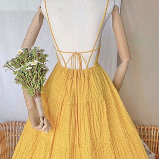 Đầm Maxi 2dây Hở Lưng