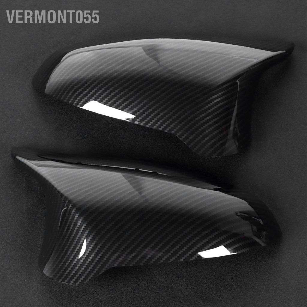 Có thể bán buôn 2 cái Gương chiếu hậu Nắp đậy Mũ sợi Carbon Phong cách Trang trí Phù hợp cho F80 M3 F82 M4 LHD 2015-2019 Vermont055 Hàng giao ngay