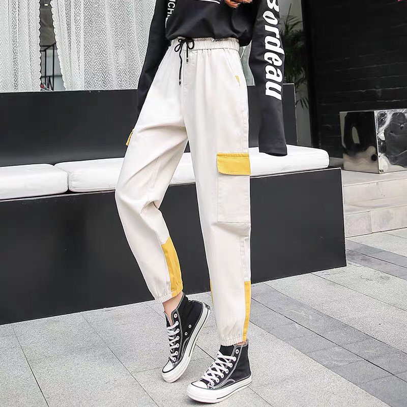 Quần jogger kaki túi hộp unisex Túi Vàng nam nữ ulzzang WIND