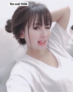 tóc mái giả có mai 2 bên