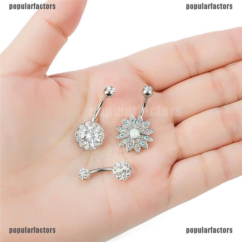 Bộ 3 Khuyên Rốn Thời Trang Cá Tính Độc Đáo