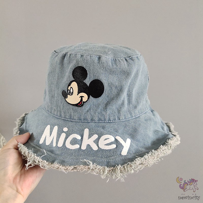 Mũ tai bèo in hình chuột Mickey phong cách Hàn Quốc đáng yêu dành cho cả bé trai và bé gái