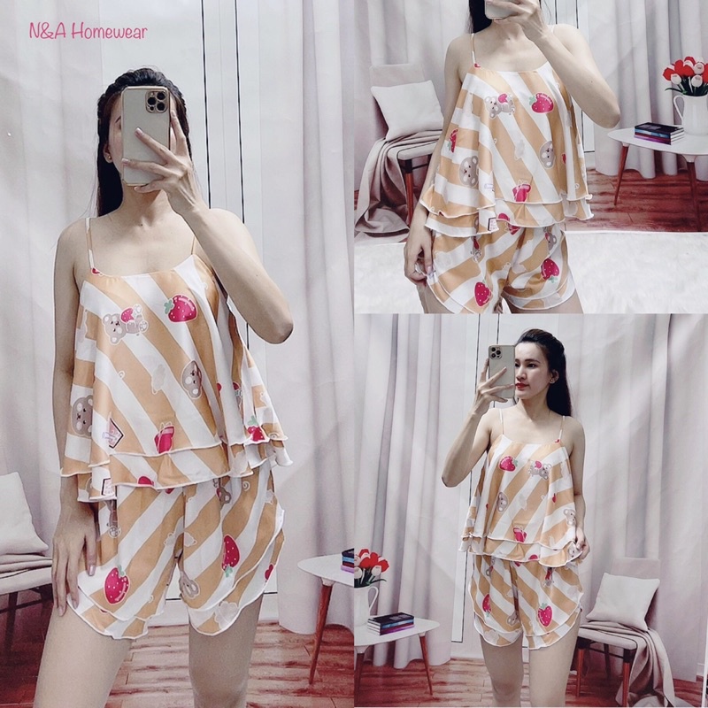 🍀🍀BỘ ĐÙI DÂY TẦNG LỤA LATIN CAO CẤP HOẠ TIẾT HOT TREND SIÊU XINH🍀🍀 | BigBuy360 - bigbuy360.vn