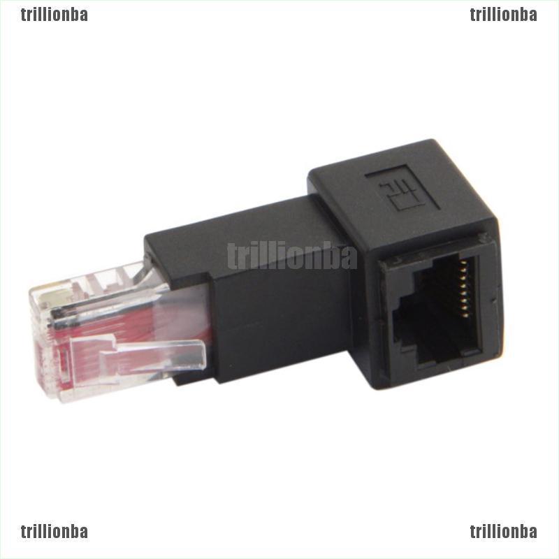 Đầu Nối Dài 90 Độ 8p8c Ftp Stp Cat 5e Rj45 Lan Ethernet