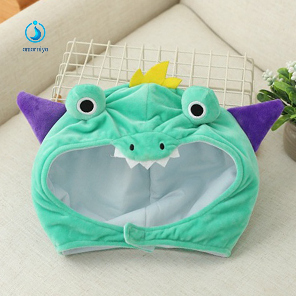 Mũ Trùm Đầu Hình Chú Vịt Miệng To Nhồi Bông Mềm Mại Dùng Hóa Trang Tiệc Tùng