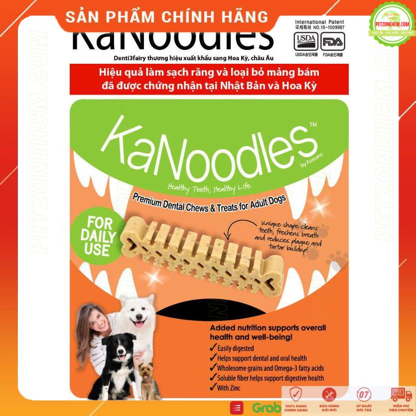 Kẹo KANOODLES 170g Forcans bảo vệ răng miệng cho chó ⚜ FREESHIP ⚜ làm sạch răng và mảng bám, vừa ăn ngon vừa đánh răng