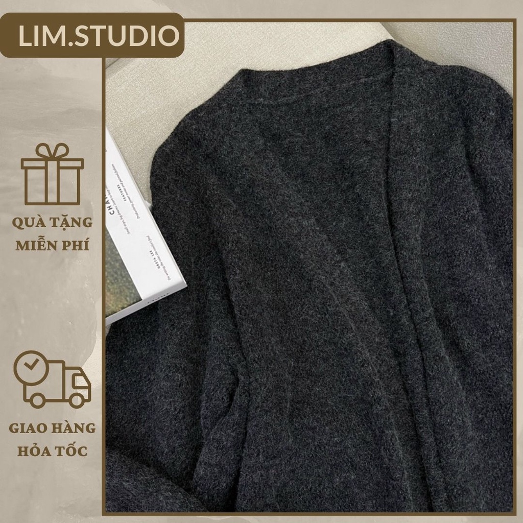 ÁO CARDIGAN FORM DÀI HAI TÚI | lim.studio
