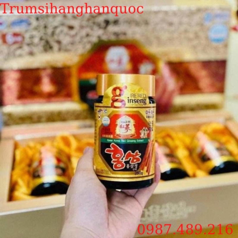 CAO HỒNG SÂM 6 NĂM TUỔI: 4 LỌ X250GR