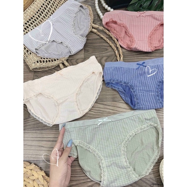 QUẦN LÓT NƯ BẢNG MÀU HÀN QUỐC COTTON CO GIÃN THOẢI MÁI