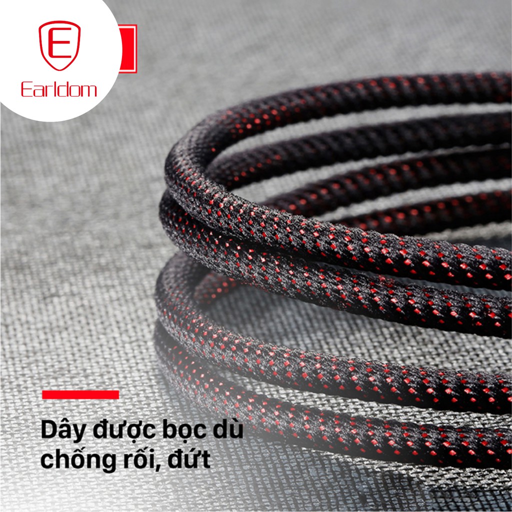 Cáp sạc tự ngắt, hỗ trợ sạc nhanh EARLDOM EC-063 chính hãng