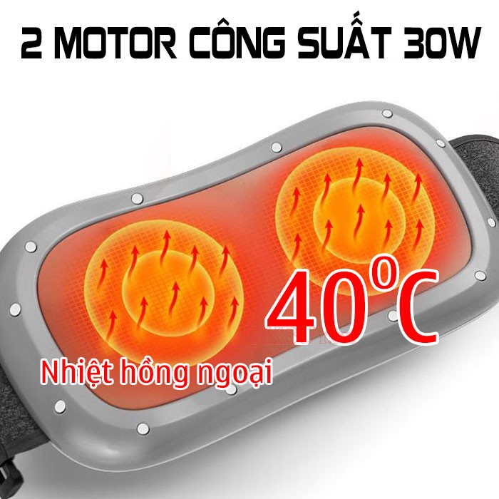 Đai Massage xoa bóp giảm mỡ bụng RED FLOWER RF-013S - Cấm Điện