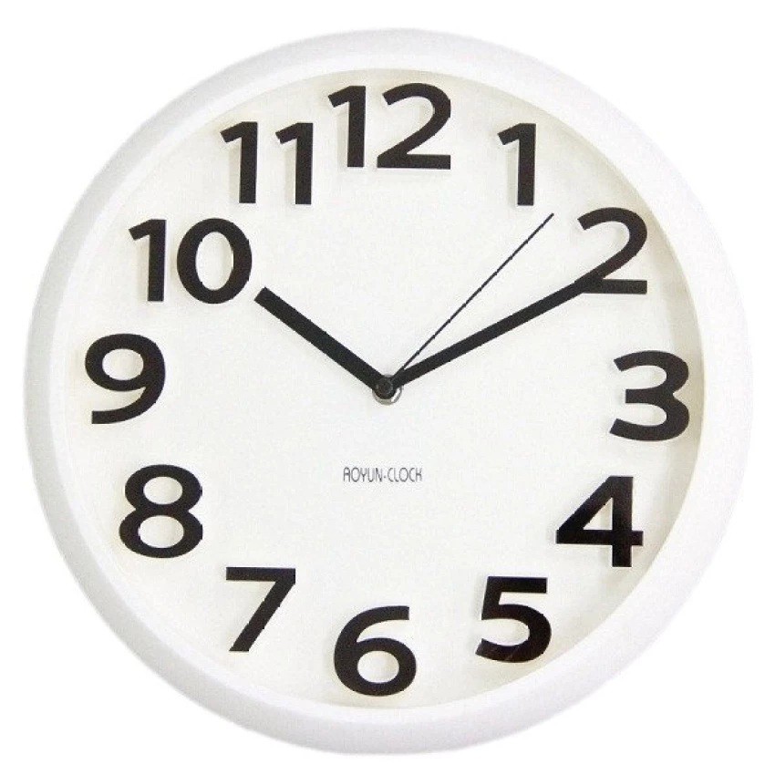 Đồng hồ treo tường kim trôi Aoyun Clock (Đỏ)