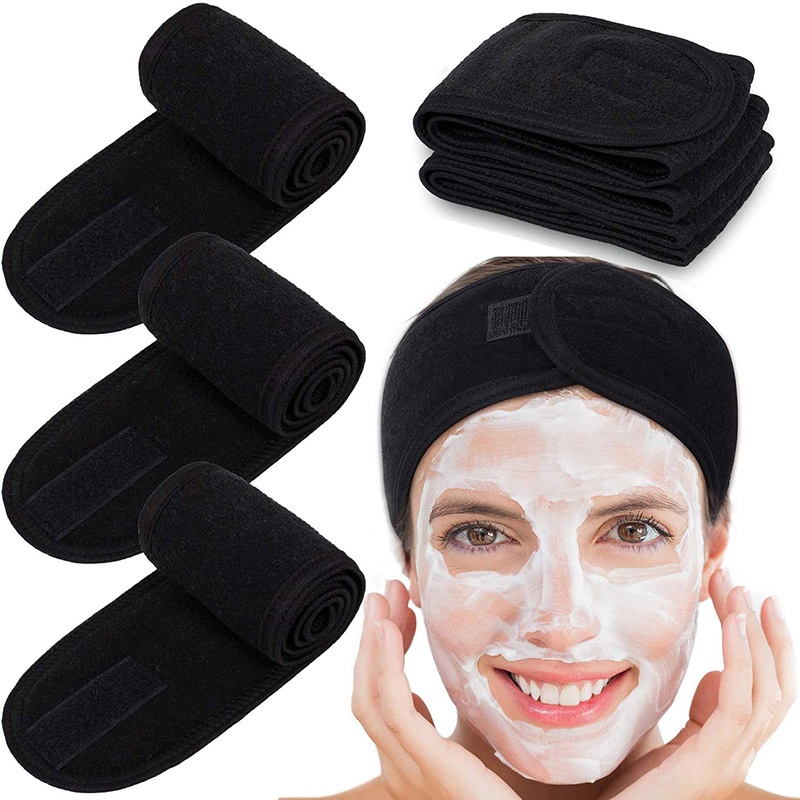 Băng Đô Bản Rộng Cho Nữ Có Thể Điều Chỉnh Tiện Dụng Khi Rửa Mặt / Trang Điểm / Tập Yoga
