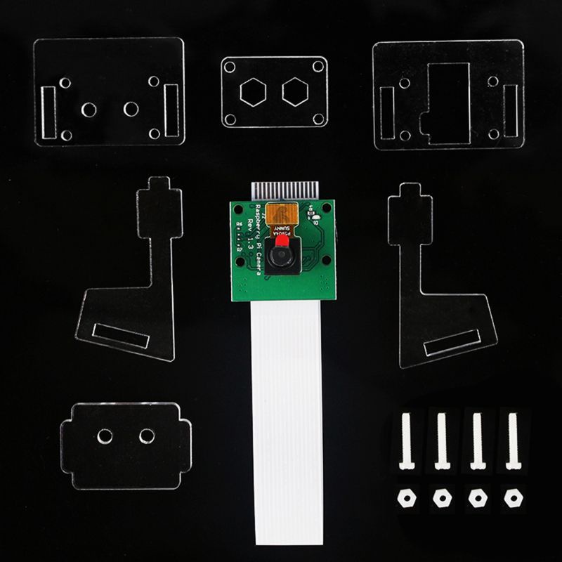 Vỏ Bảo Vệ Bằng Acrylic Trong Suốt Cho Mô Đun Máy Ảnh Raspberry Pi 5MP