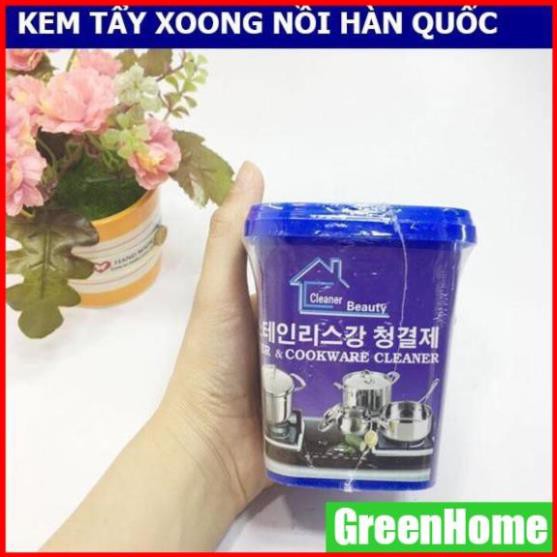 Kem tẩy rửa xoong nồi, bếp ga GreenHome, tẩy sạch mọi vết bẩn, xuất xứ Hàn Quốc