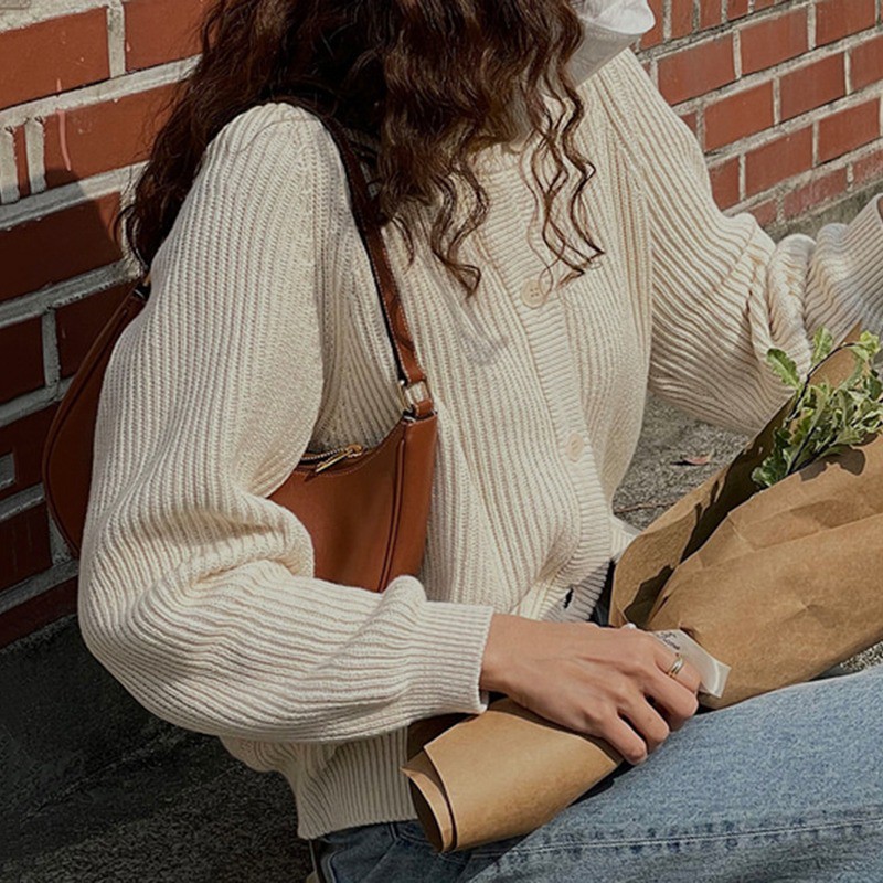 Áo Cardigan len nữ Thucucstore áo cardigan len tăm dài tay phong cách Hàn Quốc