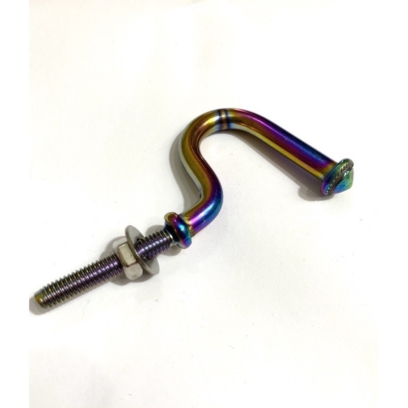 Móc Treo Đồ Xe hai bên không có khóa gạt Inox hoặc Titan 7 màu dành cho mọi loại xe