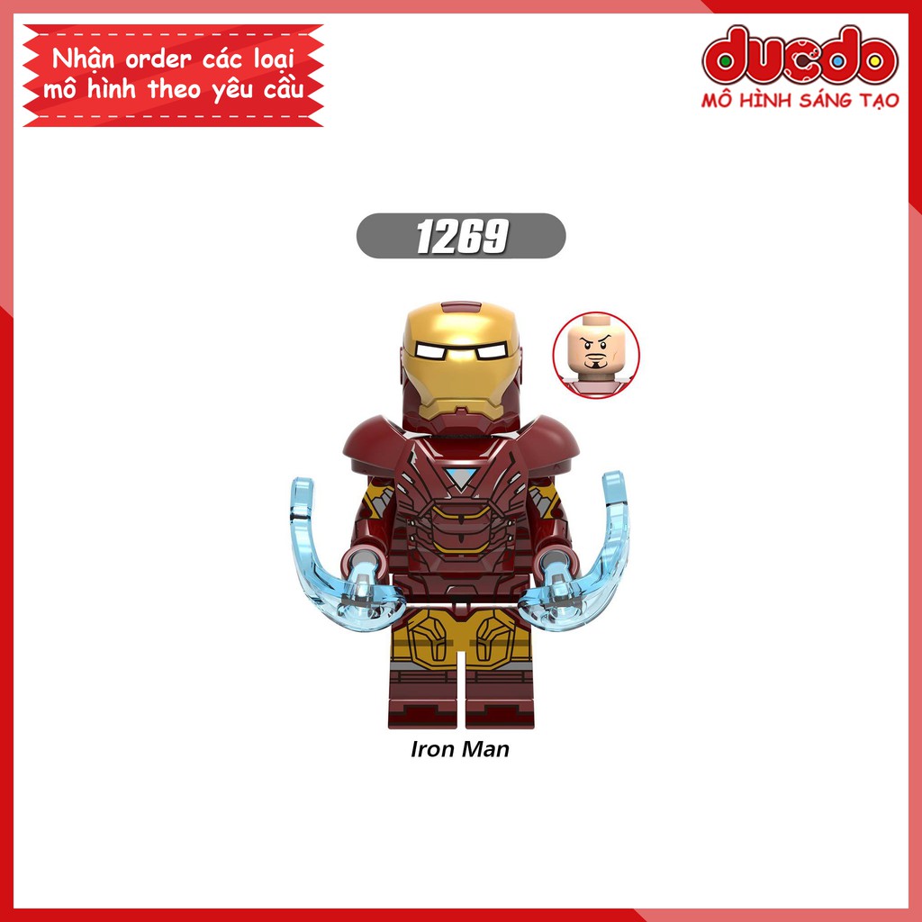 Minifigures biệt đội siêu anh hùng năm 2012 - Đồ chơi Lắp ghép Xếp hình Mini SuperHero Iron Man XINH X0259