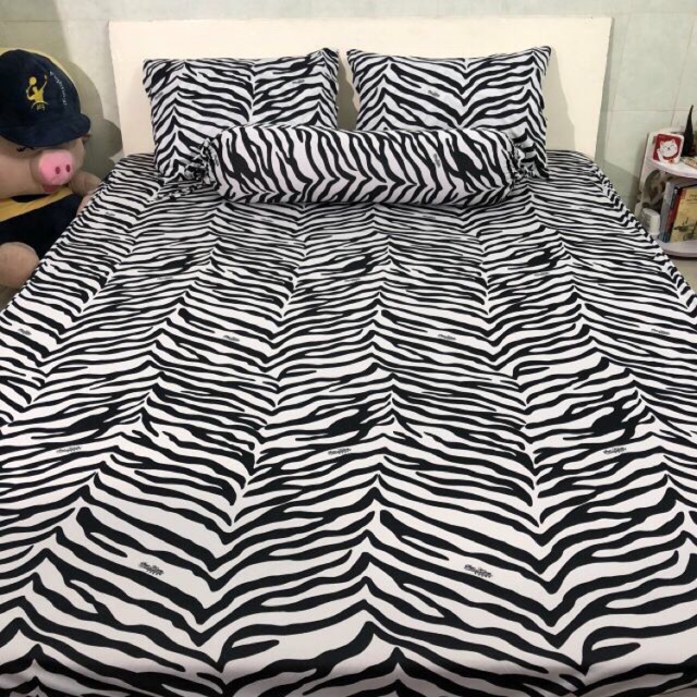 Drap thun❤️FREESHIP❤️ga thun lạnh Hàn Quốcngựa vằn