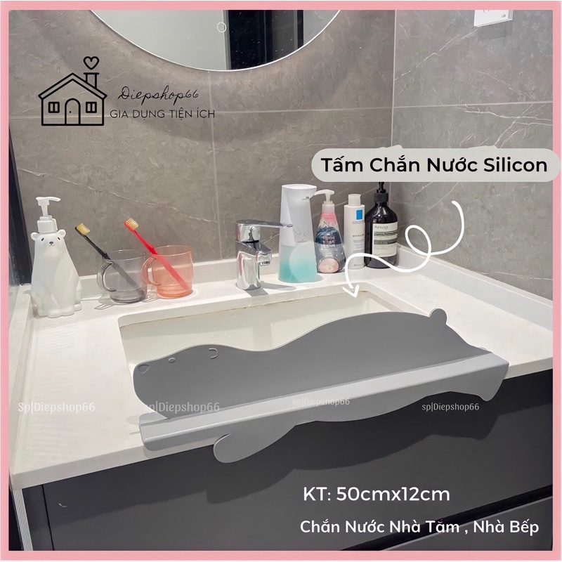 Tấm chắn nước bồn rửa chén - bát gắn bồn rửa chén tiện dụng -Tấm chắn bếp - Thanh chắn nước silicone mẫu mới siêu xinh