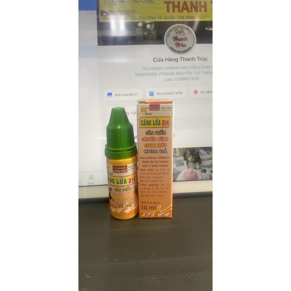 CĂNG LỬA 214 10ml