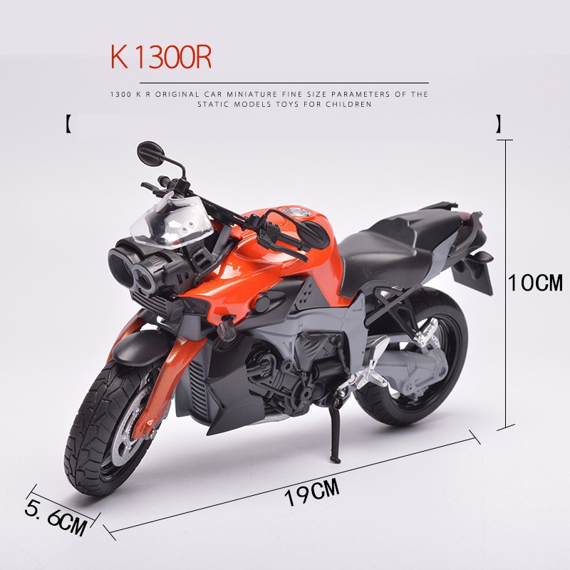  Xe Moto BMV K1300R tỉ lệ 1:12 dài 19cm