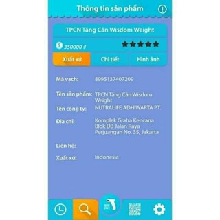 Thuốc tăng cân Indonesia