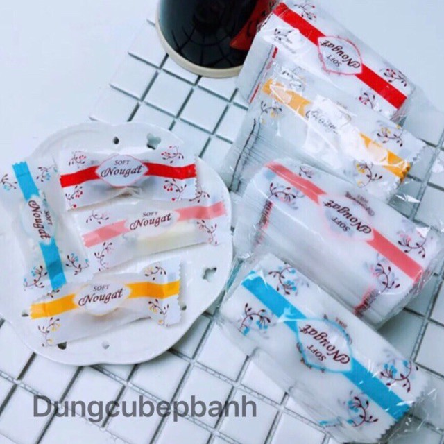 Túi đựng kẹo Nougat sét 100 chiếc và 200 chiếc