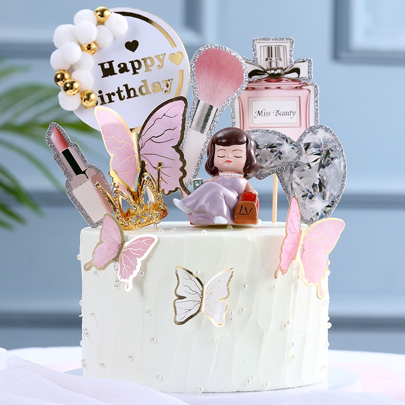 phụ kiện trang trí bánh kem [FREESHIP] tượng quý ông quý bà gangnam style