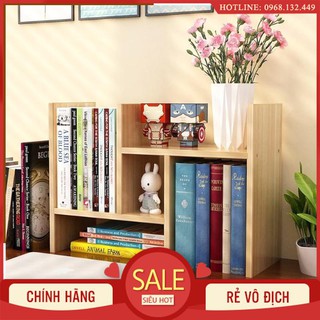 Kệ sách gỗ kệ sách để bàn làm việc lắp ghép đa năng