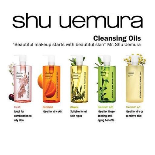 Shu Uemura Rửa Mặt và Tẩy Trang Anti/Oxi Skin Refining Cleansing Oil (XANH) 50ml/100ml/150ml/450ml #CHERRY