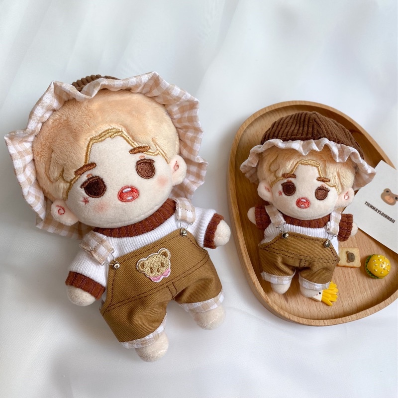 OUTFIT DOLL bộ đồ gấu cho doll 10cm 15cm & 20cm