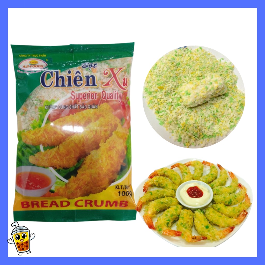 bột chiên xù (gói 100g) 3 màu