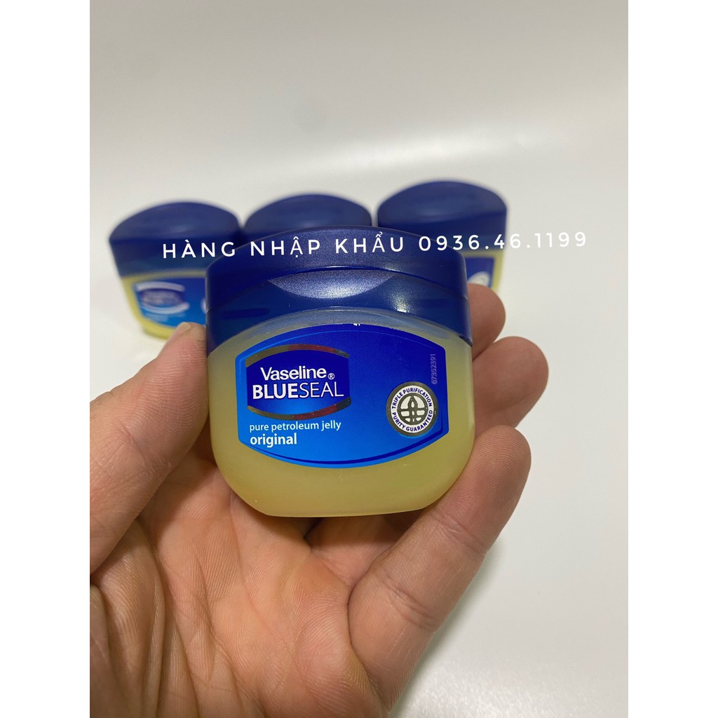 Hũ 50ml Sáp dưỡng ẩm Vaseline Blue seal 50ml Kem dưỡng ẩm đa năng.-Mỹ