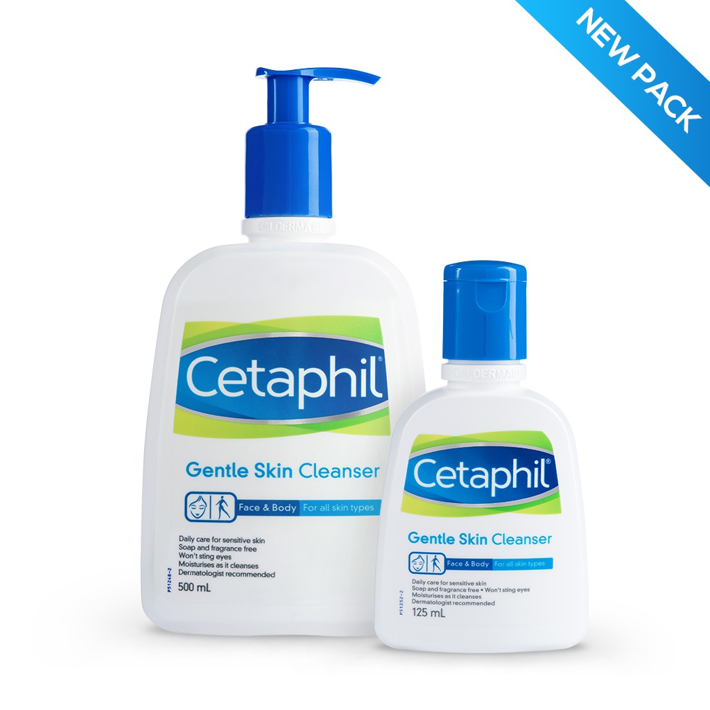 SỮA RỬA MẶT CETAPHIL (500ml) Gentle Skin Clearser - Dành cho mọi loại da.