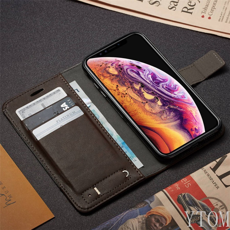 Ốp Điện Thoại Vải Mềm Dạng Ví Chống Sốc Bảo Vệ Toàn Diện Cho Realme C15 C11 5 5i 6 7 8 9i 3 Pro 7i C17 GT C21 C2