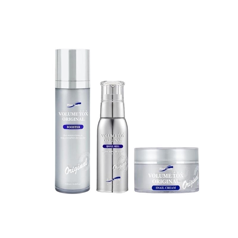 Bộ 3 sản phẩm Volume tox original Pion-Tech Hàn Quốc chống lão hóa, da căng bóng